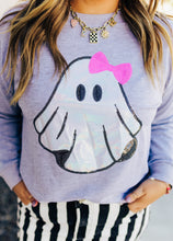 Load image into Gallery viewer, Gigi The Ghost Metallic Pullover