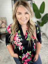 Load image into Gallery viewer, Doing My Best Floral Top