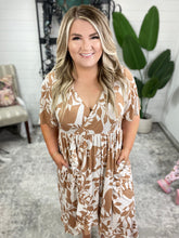Load image into Gallery viewer, Conversation Starter Floral Faux Wrap Dress