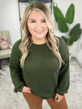 Load image into Gallery viewer, Don&#39;t Wiff It Waffle Knit Top