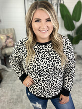 Load image into Gallery viewer, Cozy in Cheetah Pullover Sweatshirt