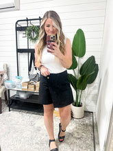 Load image into Gallery viewer, Only Pair Faux Wrap Skort in Black