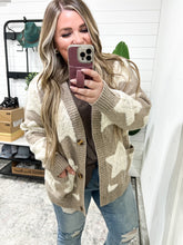 Load image into Gallery viewer, CharlieMae Star Button Up Long Sleeve Cardigan
