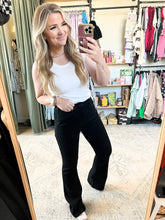 Load image into Gallery viewer, Tummy Control Black Bootcut Judy Blue Jeans