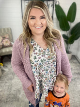 Load image into Gallery viewer, Soft Wisteria Hooded Cardigan