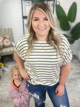 Load image into Gallery viewer, Much Ado About Nothing Striped Top