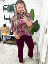 Load image into Gallery viewer, Magic Straight Pants in Wine