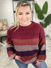 Load image into Gallery viewer, World of Wonder Striped Sweater