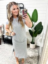 Load image into Gallery viewer, Sweet Like That Casual Dress in Heather Grey