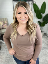 Load image into Gallery viewer, Indeed You Do Long Sleeve V-Neck Top