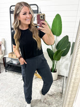 Load image into Gallery viewer, Buttery Joggers In Charcoal