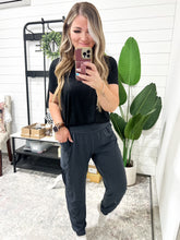Load image into Gallery viewer, Buttery Joggers In Charcoal