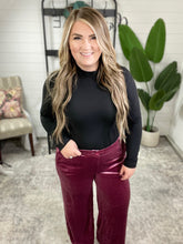 Load image into Gallery viewer, High Society Velvet Wide Leg Trousers