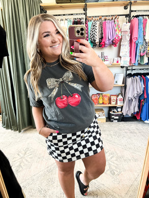 Camo Cherry Graphic Tee