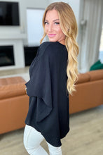 Load image into Gallery viewer, Feels Like Me Dolman Sleeve Top in Black