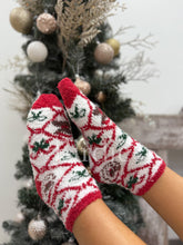 Load image into Gallery viewer, DOORBUSTER: BIRDIE Christmas Fuzzy Socks