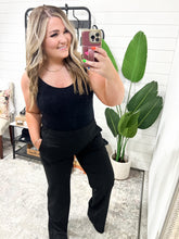 Load image into Gallery viewer, Peachy Keen Straight Leg Trousers in Black