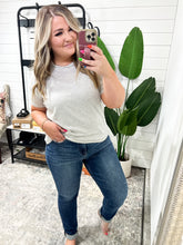 Load image into Gallery viewer, Amber Cuffed Slim Fit Dark Wash Jeans