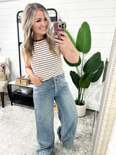 Load image into Gallery viewer, Monica High Waist Palazzo Featherweight Judy Blue Jeans with Drawcord