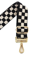 Load image into Gallery viewer, Lizzie Checkered Adjustable Bag Strap