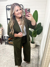 Load image into Gallery viewer, Magic Wide Leg Crop Pants in Olive