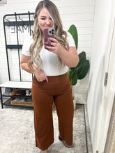 Load image into Gallery viewer, Magic Wide Leg Crop Pants in Rust