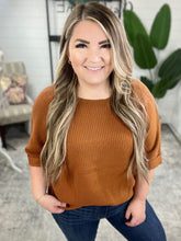 Load image into Gallery viewer, Lotta Love Knitted Sweater Top in Rust