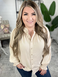 For You I Do Button Up Blouse