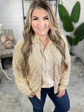 Load image into Gallery viewer, Glitter Sequin Bomber Jacket