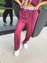 Load image into Gallery viewer, PREORDER BIRDIE Tee &amp; Boxer Pant Set in Wild Mulberry (SOLD AS SET)