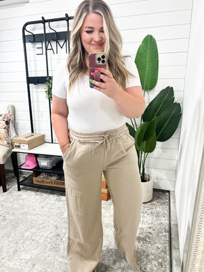 Lounge Line Wide Leg Sweats in Ash Mocha