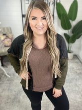 Load image into Gallery viewer, Mixed Emotions Color Block Hoodie