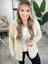 Load image into Gallery viewer, Best Case Scenario Hooded Pullover in Ecru