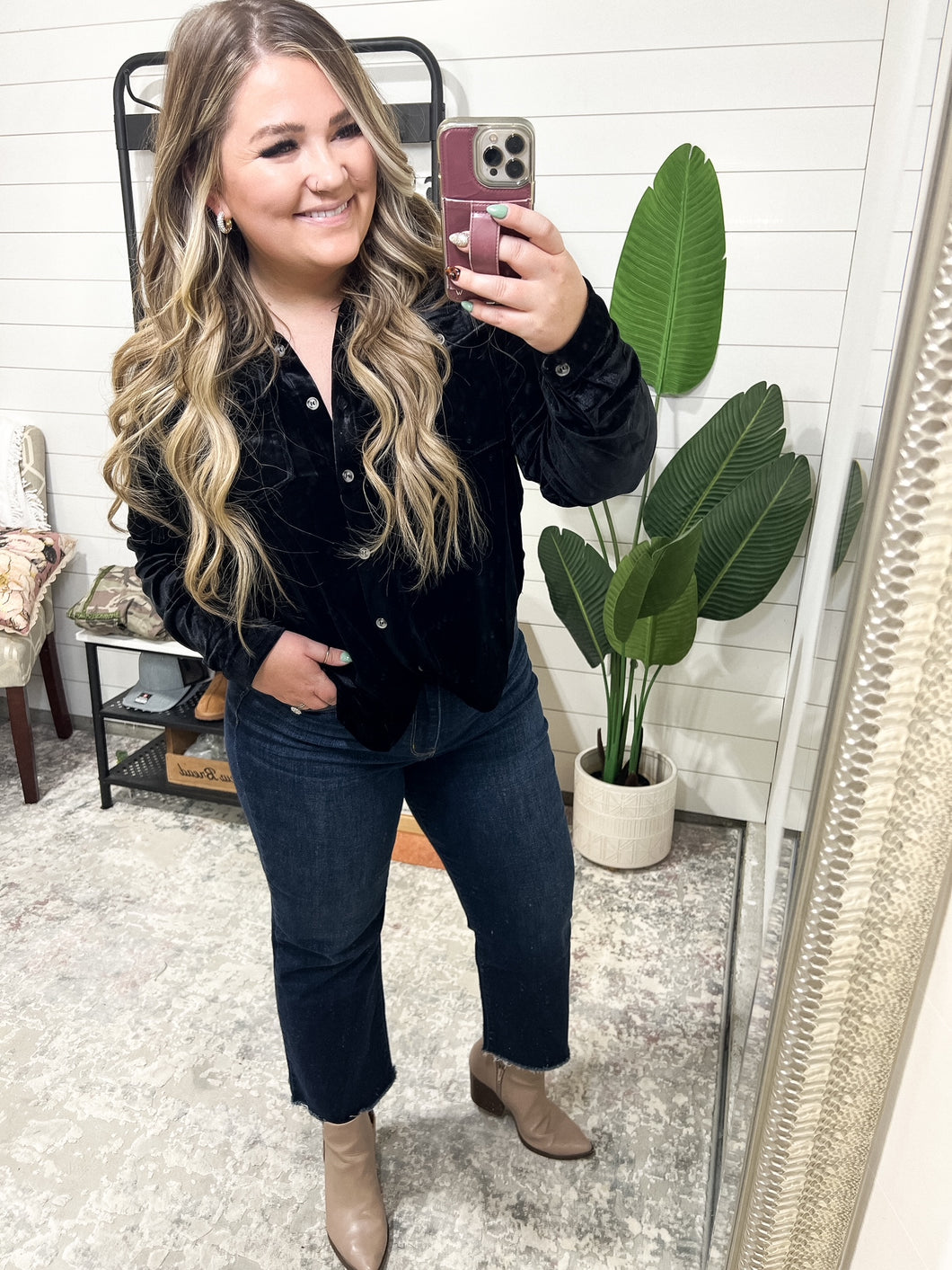 Madeline High Rise Cropped Wide Leg Judy Blue Jeans