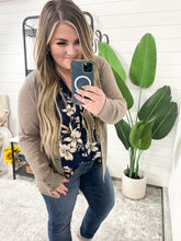 Load image into Gallery viewer, Light Cardigan With Button Detail In Mocha