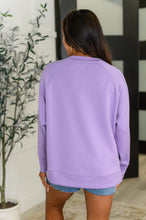 Load image into Gallery viewer, It&#39;s The Little Things Relaxed Scuba Pullover in Lavender