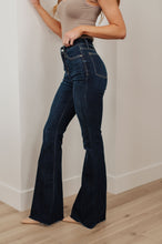 Load image into Gallery viewer, Jane High Rise Raw Hem Flare Judy Blue Jeans