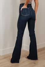 Load image into Gallery viewer, Jane High Rise Raw Hem Flare Judy Blue Jeans