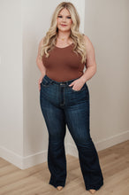 Load image into Gallery viewer, Jane High Rise Raw Hem Flare Judy Blue Jeans