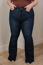Load image into Gallery viewer, Jane High Rise Raw Hem Flare Judy Blue Jeans