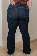 Load image into Gallery viewer, Jane High Rise Raw Hem Flare Judy Blue Jeans