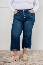 Load image into Gallery viewer, Janice High Rise Button Fly Wide Leg Crop Judy Blue Jeans