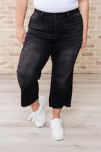 Load image into Gallery viewer, High Rise Button Fly Wide Leg Crop Judy Blue Jeans