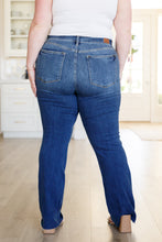 Load image into Gallery viewer, Mid Rise Raw Hem Bootcut Judy Blue Jeans