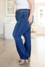 Load image into Gallery viewer, Mid Rise Raw Hem Bootcut Judy Blue Jeans