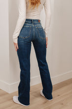 Load image into Gallery viewer, Mid Rise Raw Hem Bootcut Judy Blue Jeans