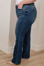 Load image into Gallery viewer, Mid Rise Raw Hem Bootcut Judy Blue Jeans