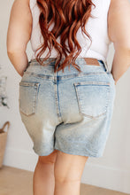 Load image into Gallery viewer, High Rise Mineral Wash Distressed Judy Blue Boyfriend Shorts
