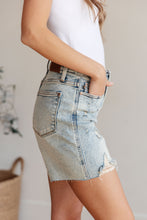 Load image into Gallery viewer, High Rise Mineral Wash Distressed Judy Blue Boyfriend Shorts