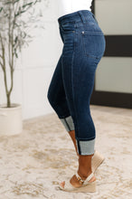 Load image into Gallery viewer, Karen High Rise Double Waist Band Capri Judy Blue Jeans